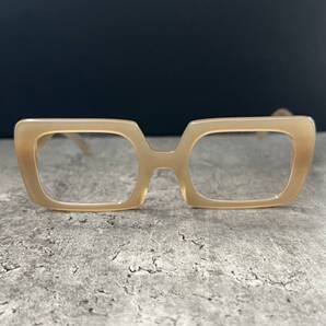 29◆n8ise ノイズ 伊達メガネ 眼鏡 サングラス スクエア型 ベージュ JAZZ ジャズ 51□24-143 メンズ レディース 日本製 鯖江 個性的