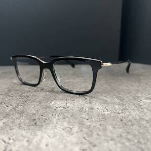 39◆n8ise ノイズ 眼鏡フレーム メガネ サングラス ウェリントン型 ブラック ゴールド MIZUHIKI 50□19-140 メンズ レディース eyewear