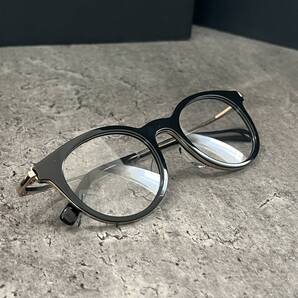 50◆n8ise ノイズ 眼鏡フレーム メガネ サングラス ボストン型 ブラック ゴールド MIZUHIKI 48□21-140 メンズ レディース eyewear