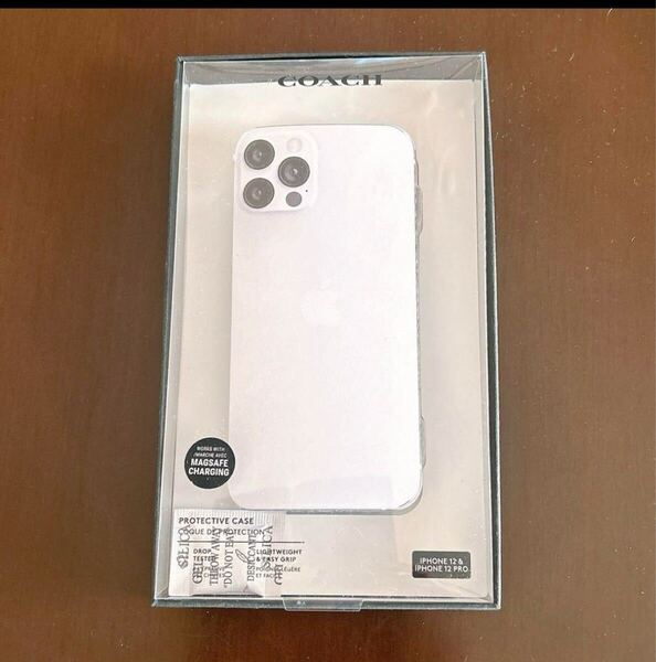 美品コーチ iPhone 12 & iPhone 12 PRO 空ケース