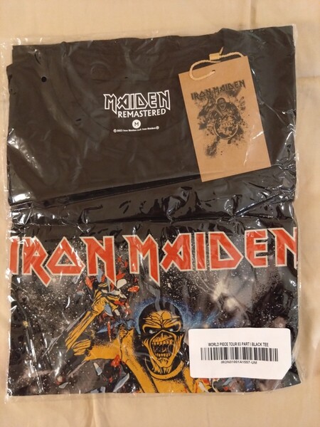 IRON MAIDEN/アイアン・メイデン WORLD PIECE TOUR 83 Tシャツ Mサイズ 新品・未使用