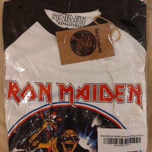IRON MAIDEN/アイアン・メイデン WORLD PIECE TOUR 83 ラグランTシャツ Lサイズ 新品・未使用