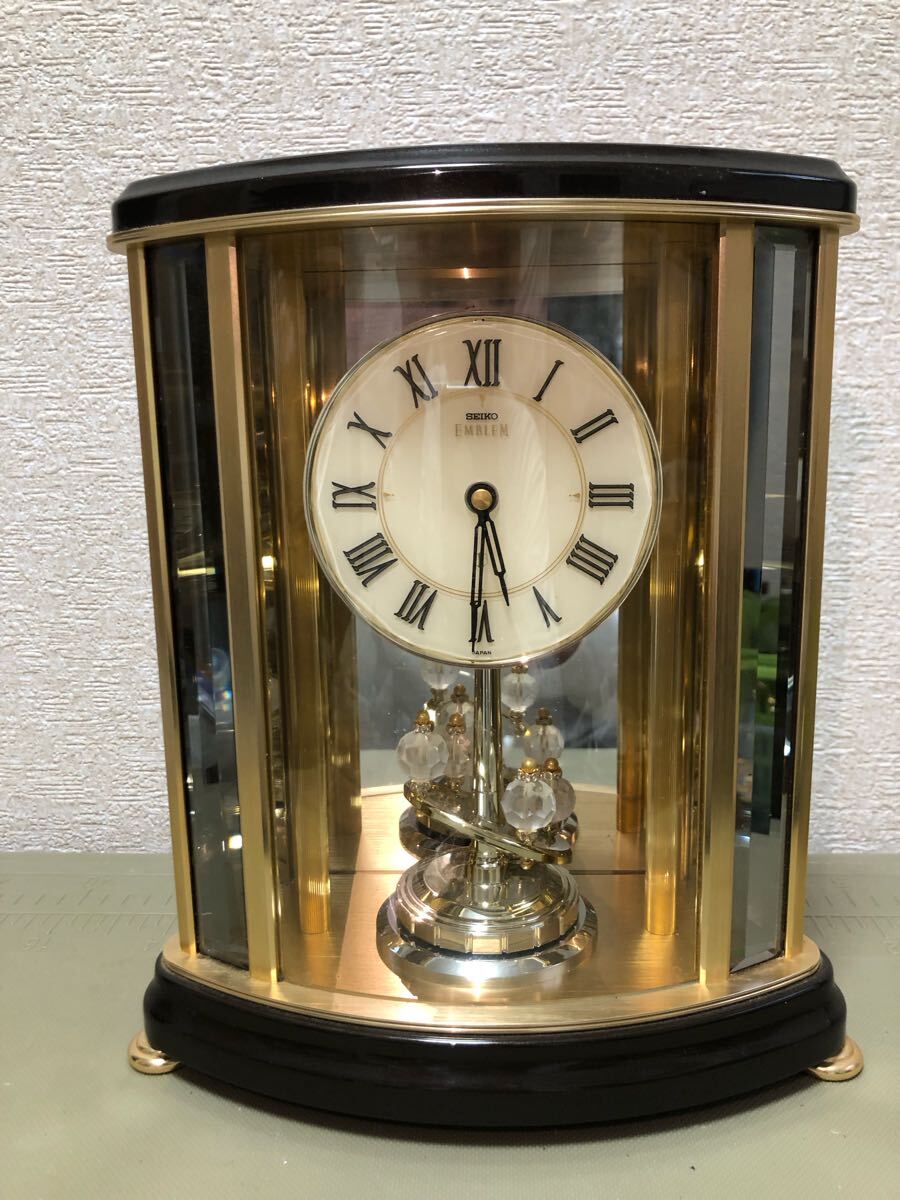 Yahoo!オークション -「seiko emblem」(置時計) (置時計、掛時計 Yahoo!オークション -「seiko emblem」(置時計) (置時計、掛時計