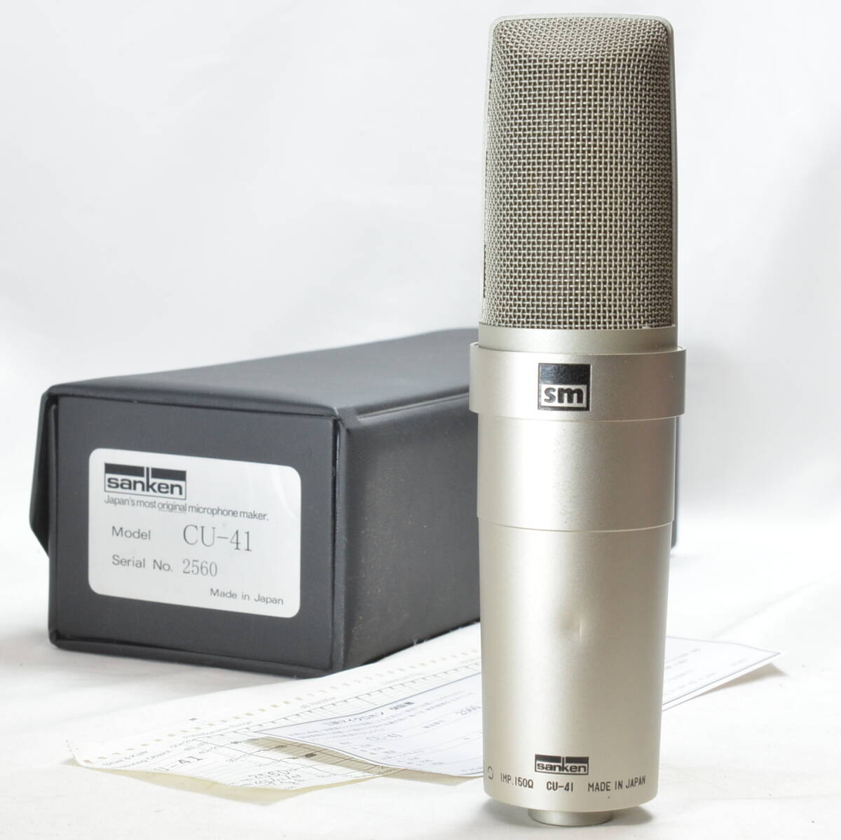 Sanken 三研 CU-41 ※手渡し限定 Sanken 三研 CU-41 ※手渡し限定 三研マイクロホン | 製品紹介
