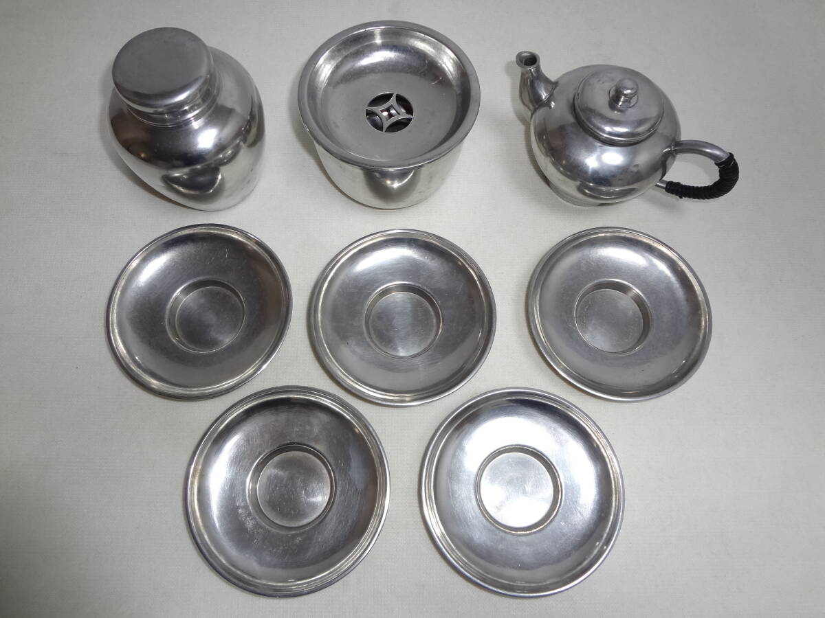 Yahoo!オークション -「錫茶托5枚」(金属工芸) (工芸品)の落札 Yahoo!オークション -「錫茶托5枚」(金属工芸) (工芸品)の落札