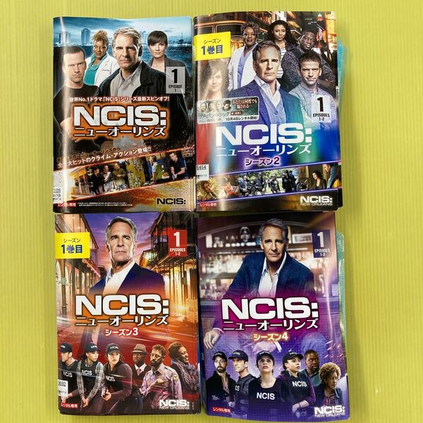 NCIS: ニューオリンズ シーズン1〜4 全48巻セット 管理番号31516 DVD レンタル落ち 海外ドラマ