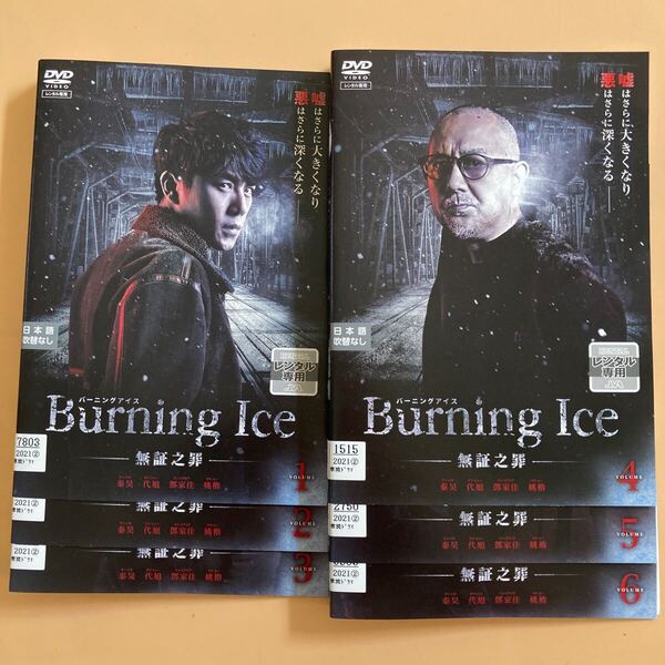 Burning Ice バーニング・アイス -無証之罪- 6巻全巻セット 管理番号31591 DVD レンタル落ち 中国ドラマ 者チン・ハオ デン・ジャージャ
