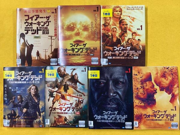 フィアー・ザ・ウォーキング・デッドシーズン1〜7 全50巻セット管理番号31299 DVD レンタル落ち まとめ