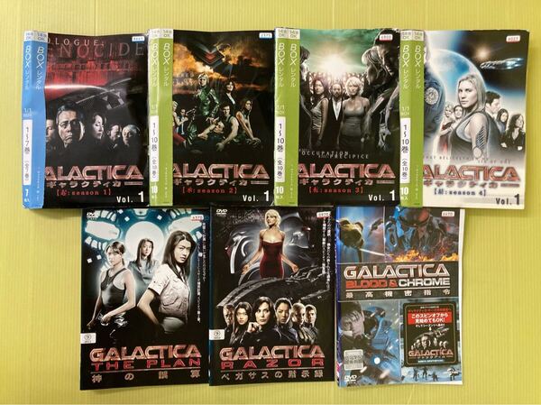 GALACTICA ギャラクティカ シーズン 1起+2承+3転+4結+スピンオフ 40巻全巻セット 管理番号12439 DVD レンタル落ち ※表紙先頭1巻のみ