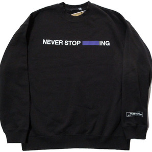 ザ ノースフェイス トレーナー スウェット Sサイズ ブラック ネバーストップアイエヌジークルー ユニセックス NT12444 The North Face