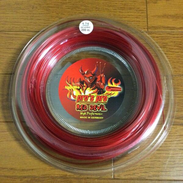 pro's pro RED DEVIL(red赤) 1.24mm 200m