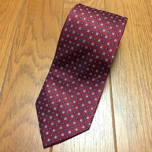 送料無料 スーツセレクトSUIT SELECT ネクタイ 小紋柄 ドット シルク素材 美品