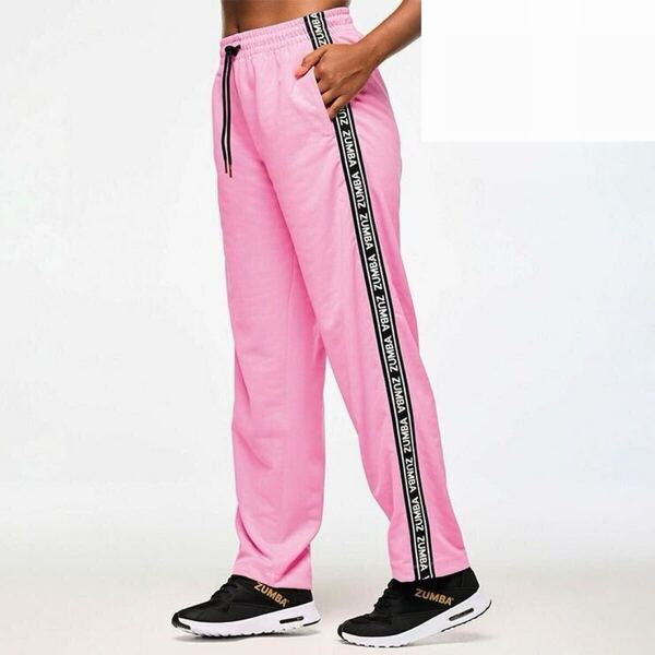 【正規品・新品】Sサイズ★ZUMBA・ズンバ★ Victory Straight Leg Track Pants Trim