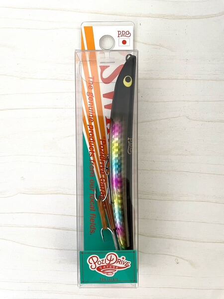 ポジドライブガレージ スウィングウォブラー 125S 26g ブラックレインボー ポッキー