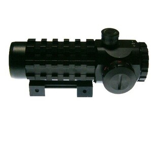 3倍X28赤緑発光イルミネーテッドコンパクトショートスコープ 小型 スコープ3x28トリプルレイル3方向拡張