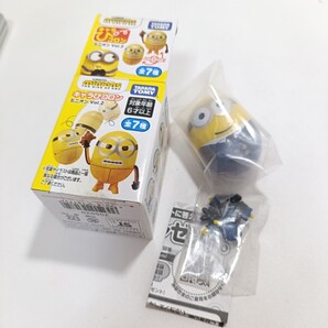 タカラトミー minions THE RISE OF GRU キャラぴコロン ミニオン Vol.2 ケビン(パイロット) 未開封品 フィギュア