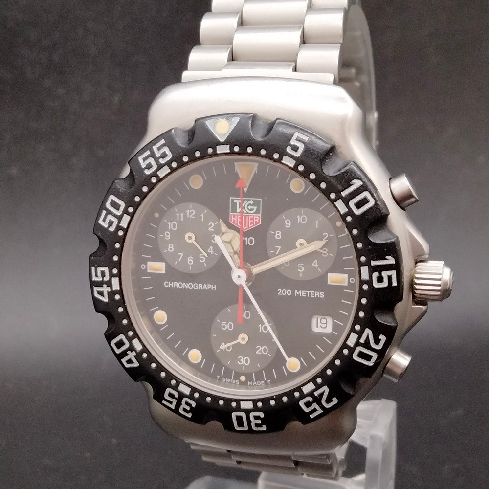 TAG HEUER メンズ クロノグラフ フォーミュラ1 CA1211 可動品 Yahoo!オークション -「ca1211」の落札相場・落札価格