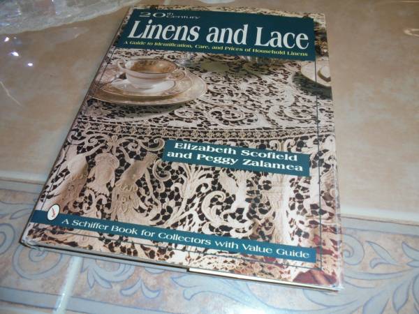洋書20th Century Linens and Lace アンティークリネン&レース写真集 種類 ケア 王室リネン認識ガイド ヴィンテージ 貴重