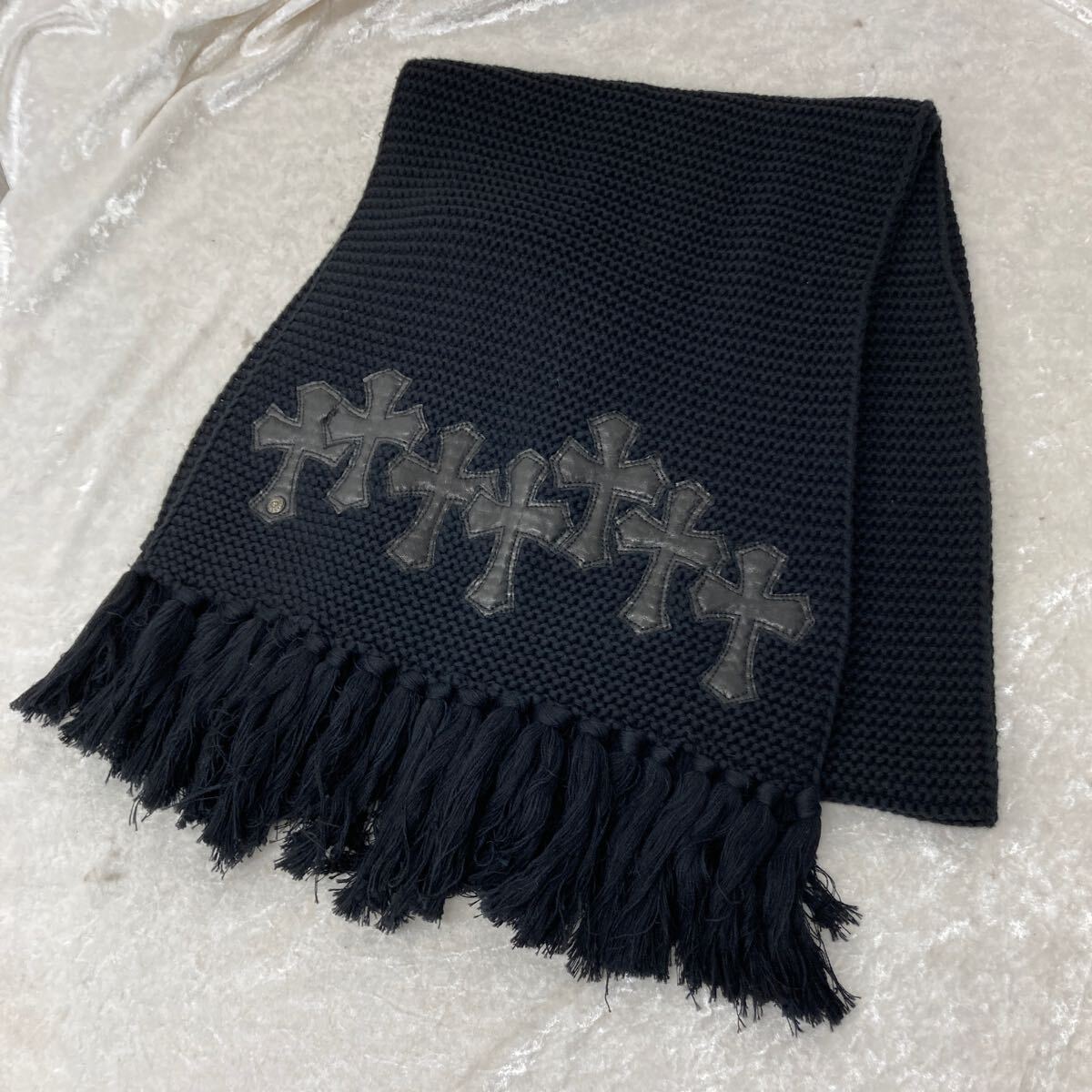 Yahoo!オークション -「カシミヤ マフラー」(クロムハーツ) (く Yahoo!オークション -「カシミヤ マフラー」(クロムハーツ) (く
