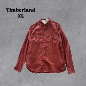 Timberland ティンバーランド リネンシャツ インド製 XL