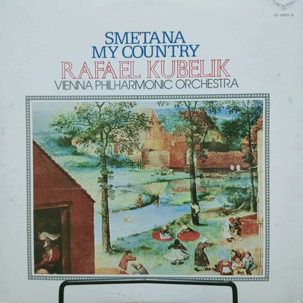 レコード スメタナ 交響詩 わが母国 ラファエル・クーベリック SMETANA MY COUNTRY RAFAEL KUBELIK GT 9065/6