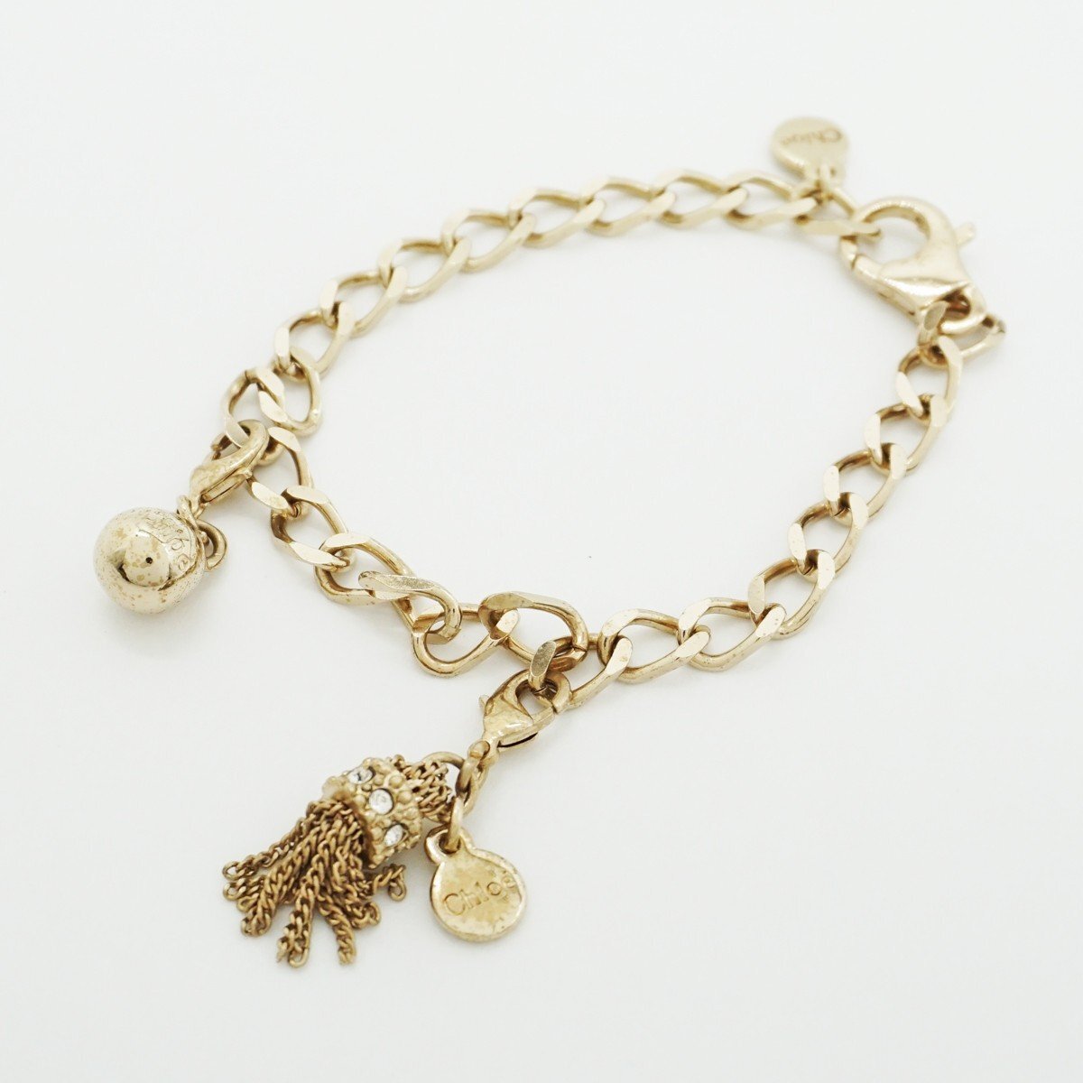 【CHLOE】チャーム付きブレスレット /送料込 Yahoo!オークション -「クロエ ブレスレット」(クロエ) (く)の