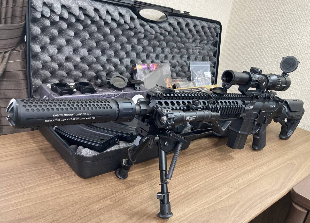 Yahoo!オークション -「m4 ダニエルディフェンス」(電動ガン