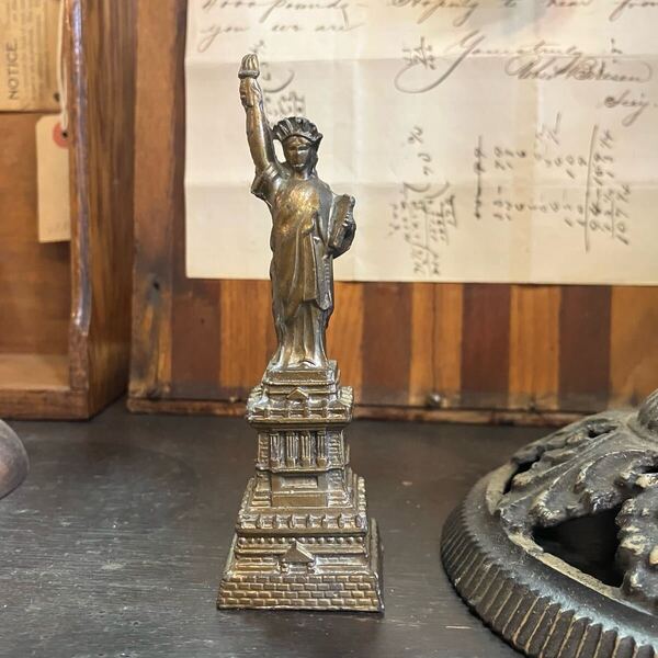 【ANTIQUES】自由の女神 オブジェ statue of liberty 店舗什器 アンティーク 古着 US 店舗什器 古道 vintage