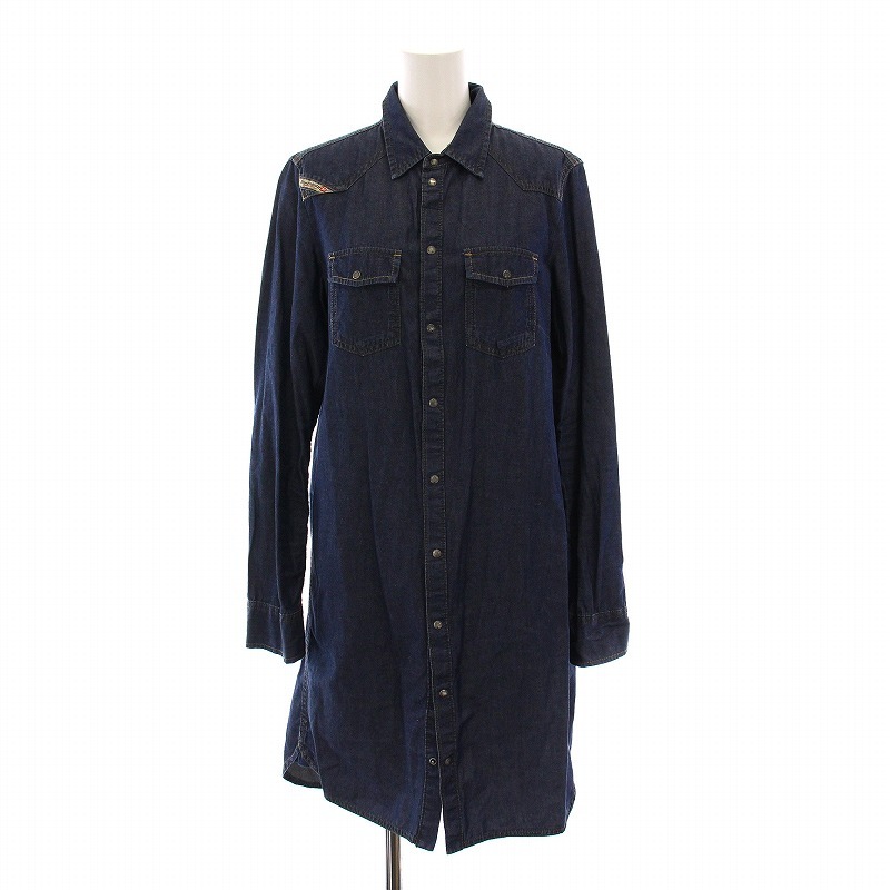 DIESEL ディーゼル デニム シャツワンピース XL - メルカリ