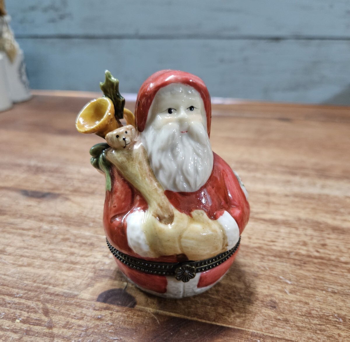 アンティーク　陶器　クリスマス　サンタクロース s22050560.jpg