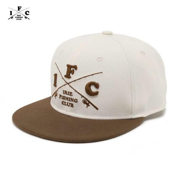 釣りフェス 2025 限定 IRIE FISHING CLUB スナップバックキャップ CROSS ROD 2TONE CAP アイリーフィッシングクラブ