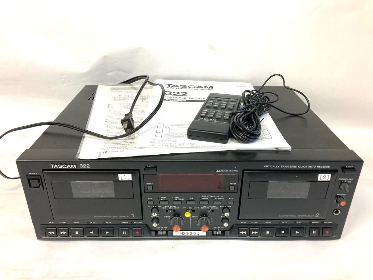 Yahoo!オークション -「tascam 322」(カセットデッキ Yahoo!オークション -「tascam 322」(カセットデッキ