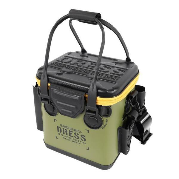 DRESS バッカンマイクロ オリーブ BK 12L 210*250*270タックルボックス シマノ ダイワ サーティーフォー ティクト レイン ガンクラフト