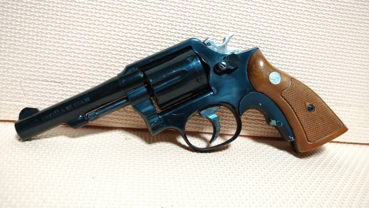 完動品 コクサイ S&W M10 4インチ ガス リボルバー ガスガン