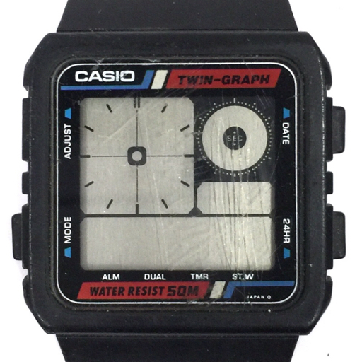希少 レアCASIO AE-22W ツイングラフ電池/ベルト新品 稼働品 希少 レアCASIO AE-22W ツイングラフ電池/ベルト新品 稼働品