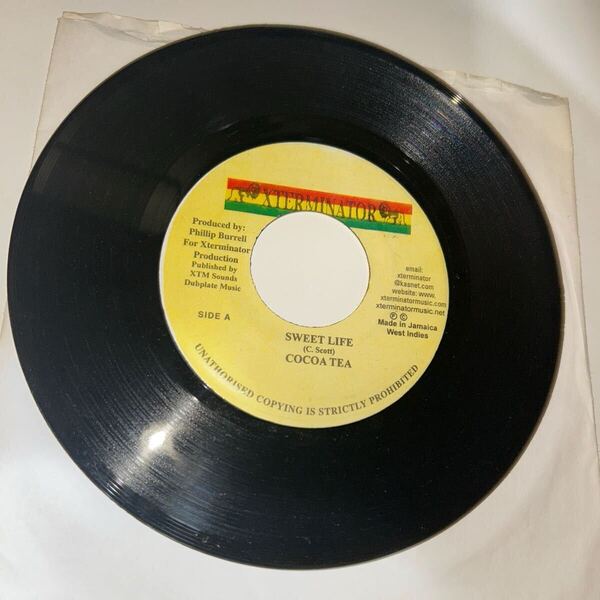 Cocoa Tea sweet life レコード 7インチ