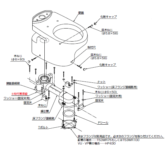 和式トイレからのリフォームに最適。TOTO　コンパクトリモデル便器　コーナータイプ　CS510BMセット