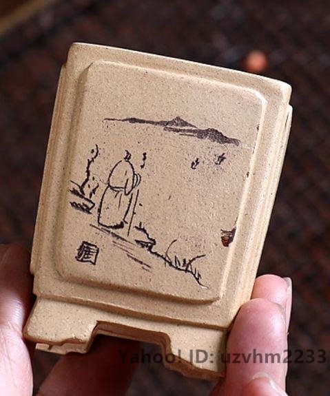 四方植木鉢 中国宜興 紫砂の鉢 盆栽鉢 植木鉢 小品盆栽鉢 大品