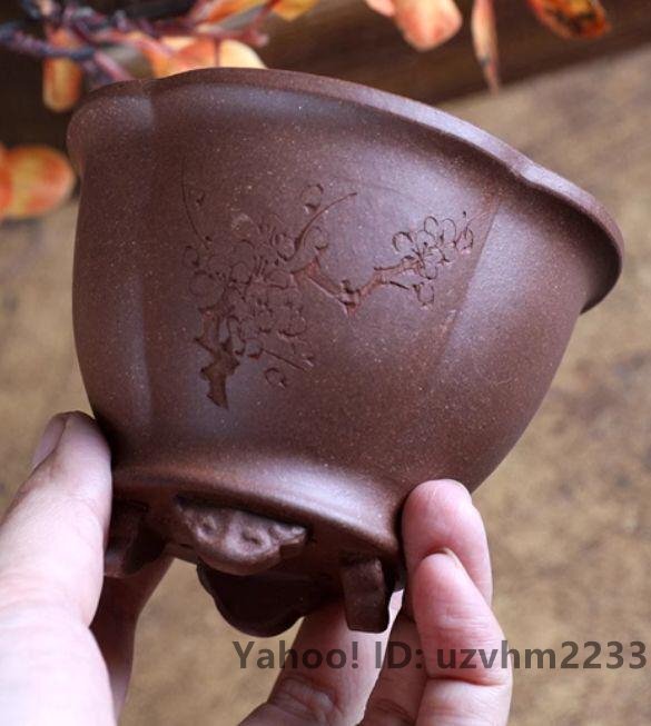 中国宜興 紫砂の鉢 盆栽鉢 植木鉢 小品盆栽鉢 大品盆栽鉢