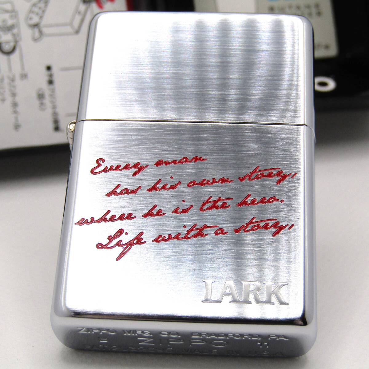 ラーク LARK 言葉より語るもの zippo ジッポ 1937レプリカ 2018