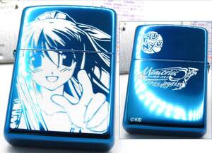 メモリーズオフ それから again 陵いのり ブルー zippo ジッポ 2005年 未使用