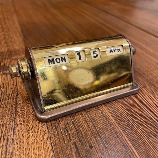 【vintage】万年カレンダー アドバタイジング antique 店舗什器 店舗ディスプレイ us 古道具 アンティーク ヴィンテージ パークシャーマン