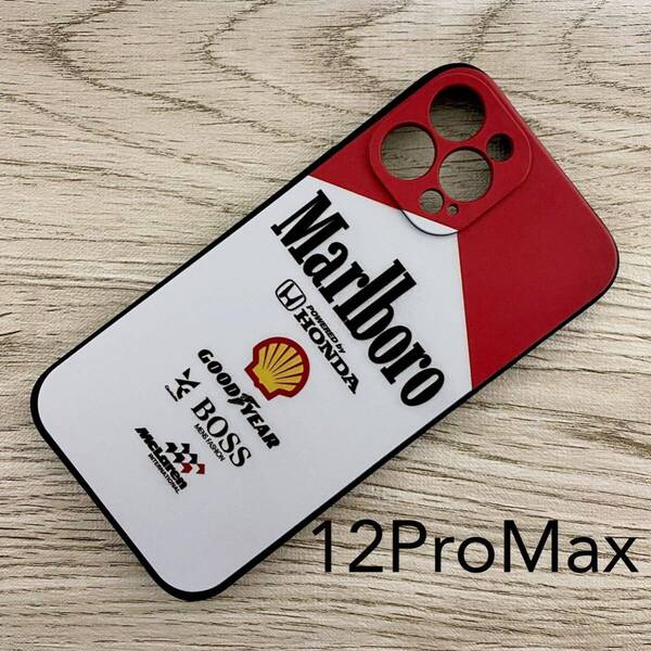 マールボロ マクラーレン ホンダ iPhone 12 Pro Max ケース F1 McLaren Honda マルボロ アイルトン・セナ スマホ