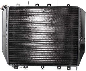 ラジエーター ラジエター 冷却クーラー 高品質 交換用 代替品 アルミ製 カワサキ ニンジャ ZX12R 2002-2005 ブラック