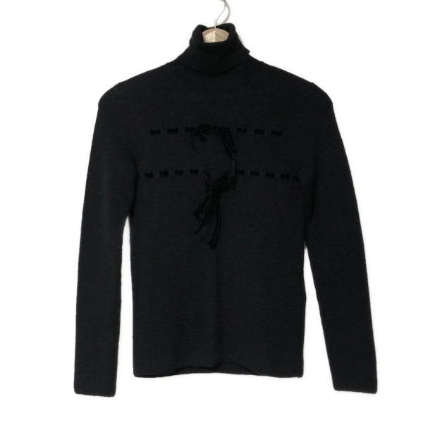RED VALENTINO レースカフス ロールネック ニット ホワイト (RED