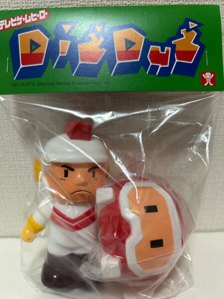 ワンフェス UNCUT DIGDUG ディグダグ&プーカァ ソフビ
