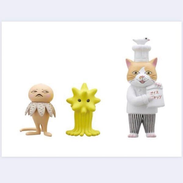 【新品】ヒグチユウコ ガチャ ボリス雑貨店 フィギュアマスコット 『ボリスとことり』『ツチグリぼうやとテアシオカヒトデ』3体セット