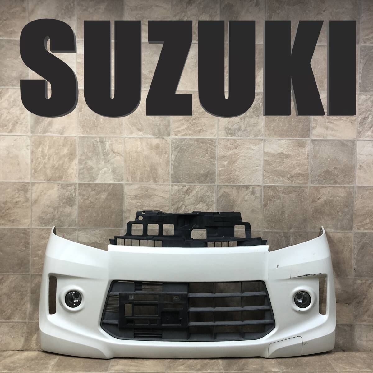 MK32S スペーシア カスタム 純正 フロントバンパー 71711-81M5