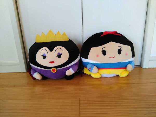 DISNEY ディズニー プリンセス 白雪姫 ぬいぐるみ 2個セット 景品 非売品 レア キャラクター マスコット コレクション