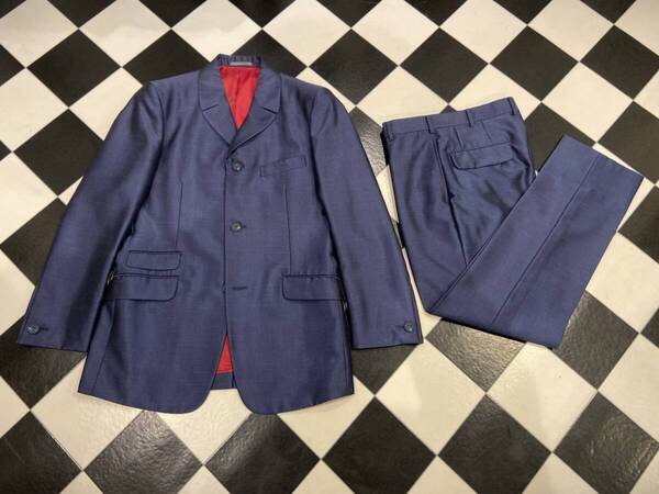 ◇超モッズ! D-notice オーダースーツ モッズスーツ 青◇